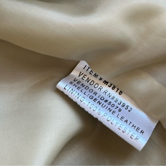 Margaret Godfrey Tan Beige Suede Leather Coat Sz 8 Western Boho - Picture 16 of 16